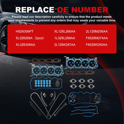 Engine Timing Chain Kit Oil Pump Water Pump Phasers