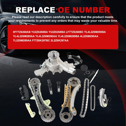 Engine Timing Chain Kit Oil Pump Water Pump Phasers