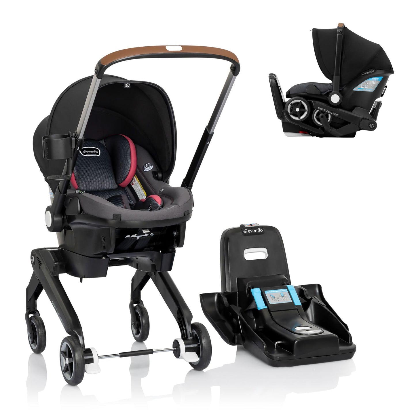 Evenflo Shyft DualRide Infant Car Seat & Stroller Combo