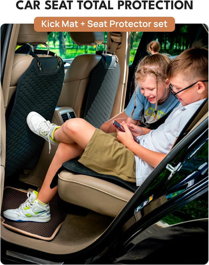 Premium Leather Car Seat Protector for Back Seat