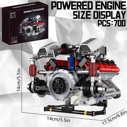 V8 Engine STEM Toy – Sound & Moving Pistons