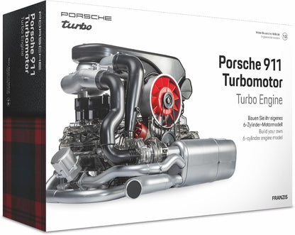 Porsche 911 Turbo Model Engine Kit 1:3 Scale with Collector's Book