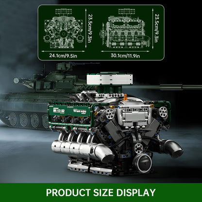 Mould King V8 Engine Model Kit – 2718PCS STEM DIY