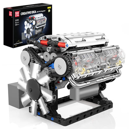 Mould King V8 Engine Model Kit – 2718PCS STEM DIY