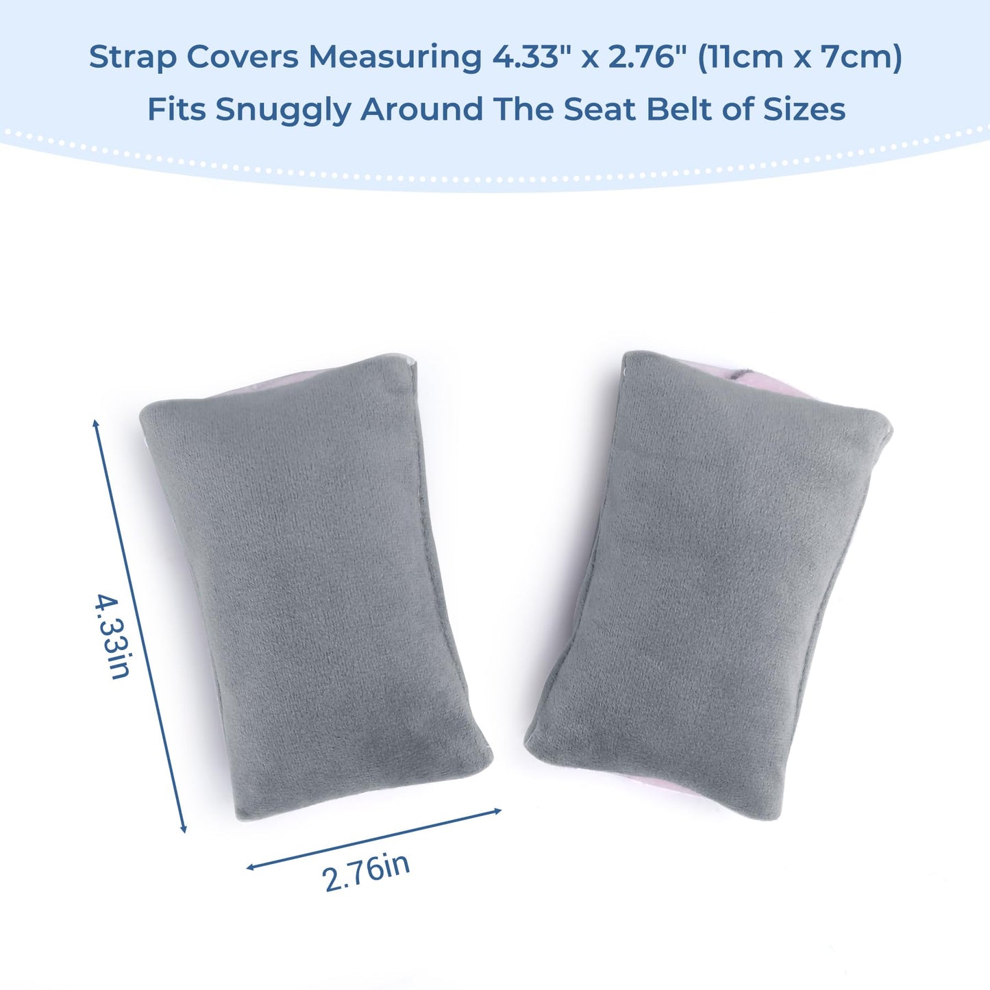 COOLBEBE Seat Belt Pillow for Kids, Extra Soft Toddler