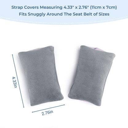 COOLBEBE Seat Belt Pillow for Kids, Extra Soft Toddler