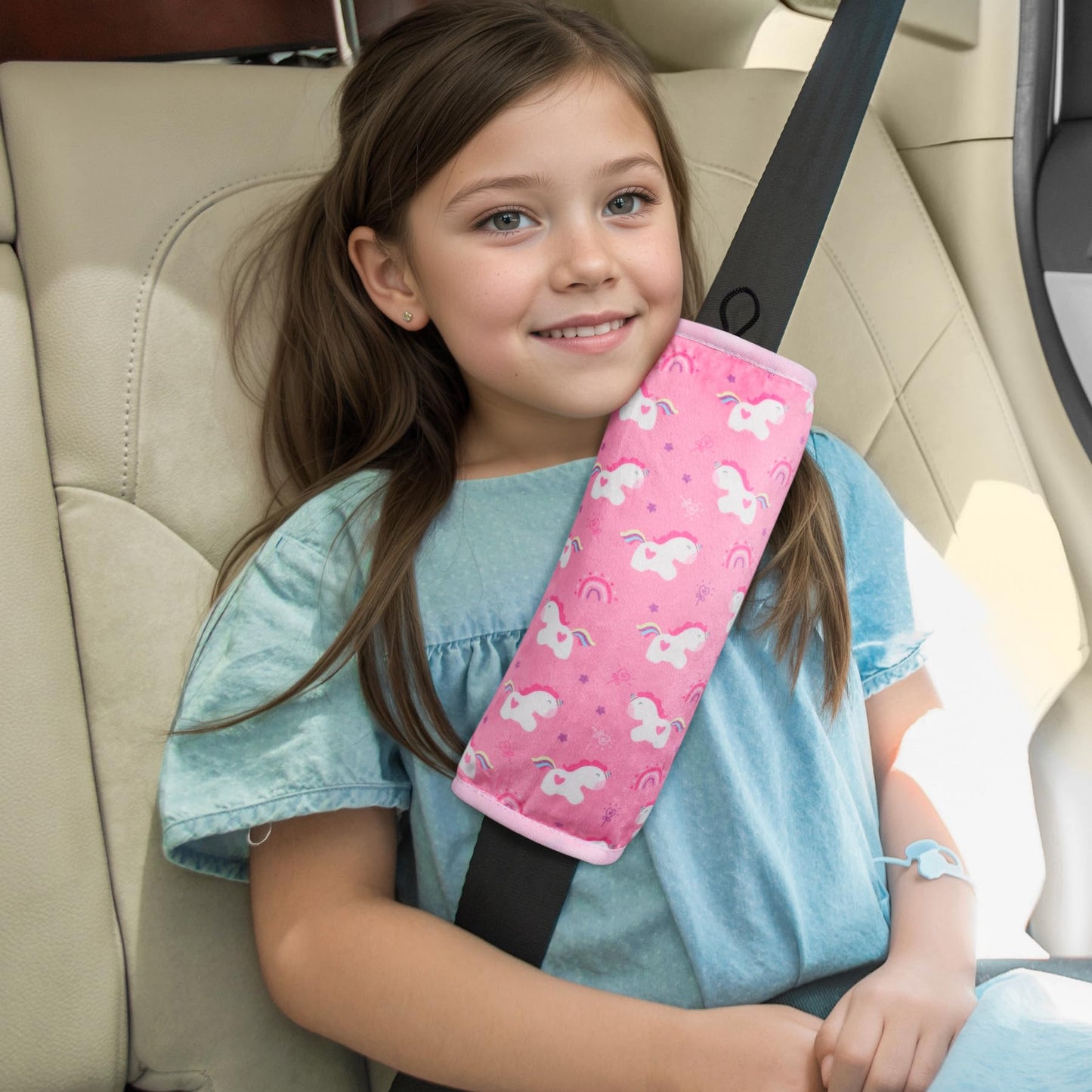 COOLBEBE Seat Belt Pillow for Kids, Extra Soft Toddler
