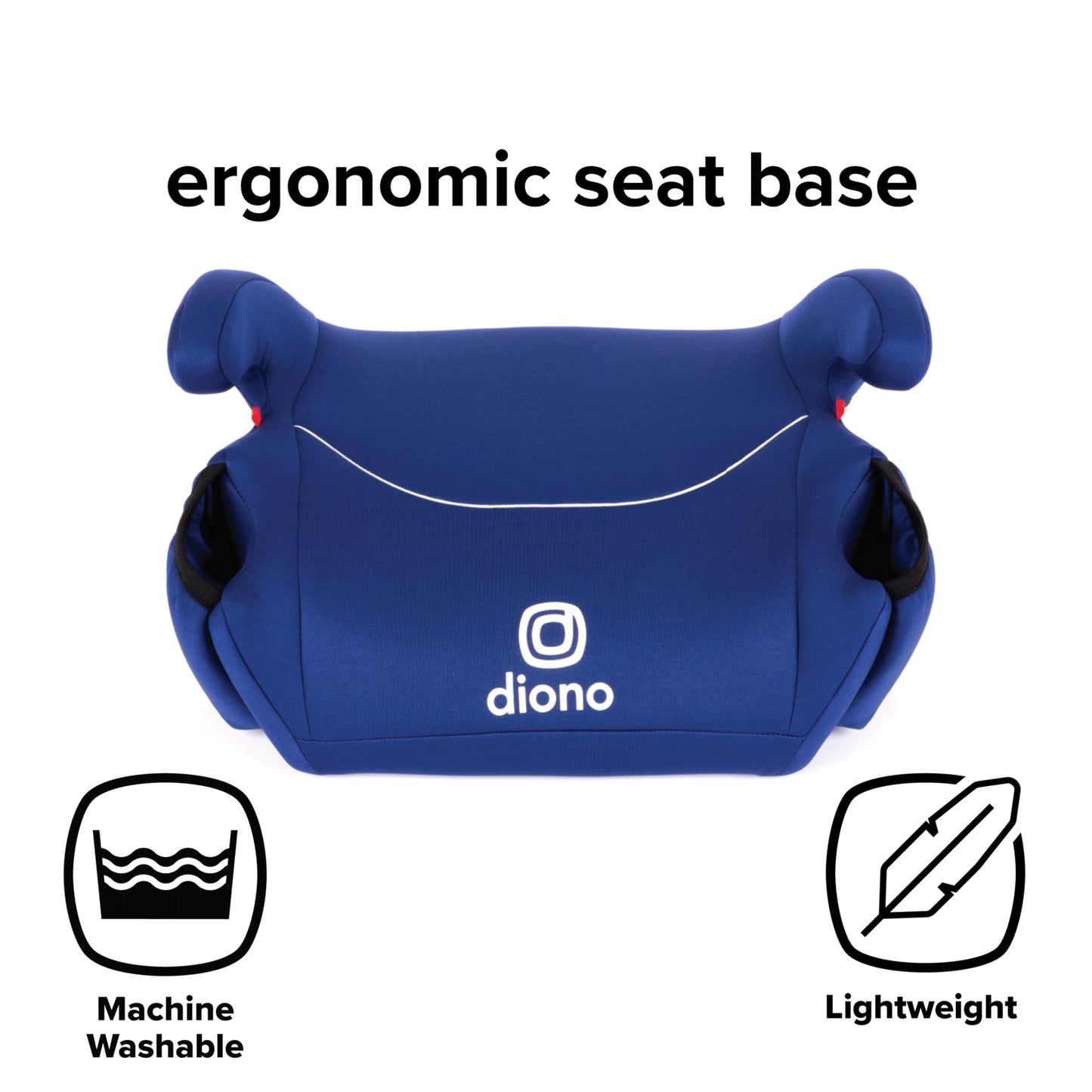 Diono Solana, No Latch, Single Backless Booster Car Seat