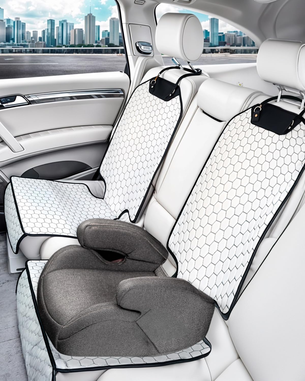 Premium Leather Car Seat Protector for Child Car Seat Cover