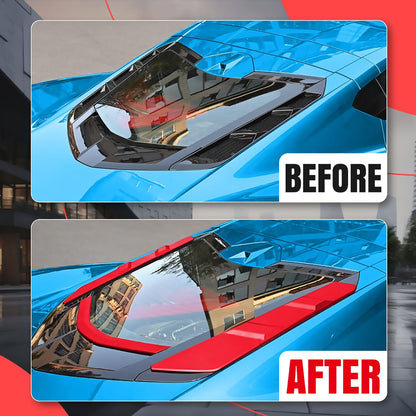 Dry Bay Vent Blocks and Rear Window Spoiler,Rear Hatch Hood Car