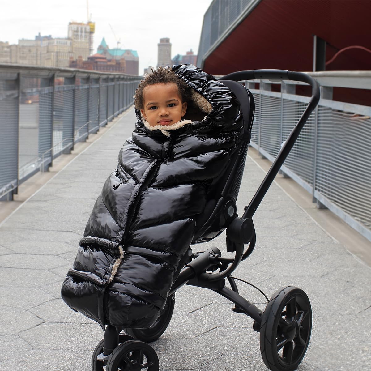 7AM Enfant Stroller Blanket 212 – Fleece Lined, 6M-4T