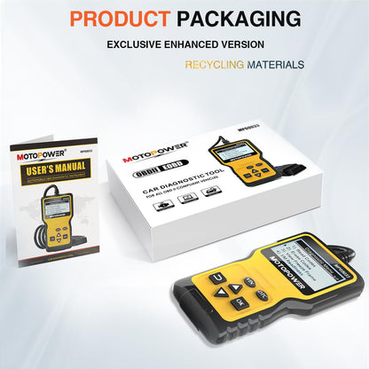 MOTOPOWER OBD2 Engine Scanner – Yellow