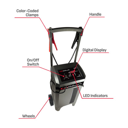 Schumacher Electric Wheeled Battery Charger and Engine Starter