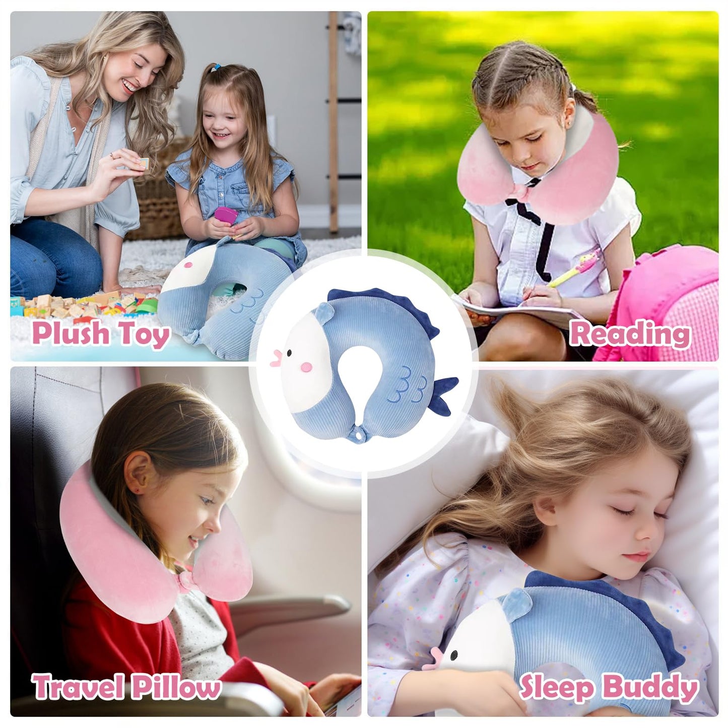 MOOB Car Seat Pillow for Toddlers,Helps Support Head