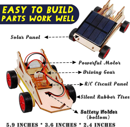 STEM Solar Car Kit – Kids 8–14