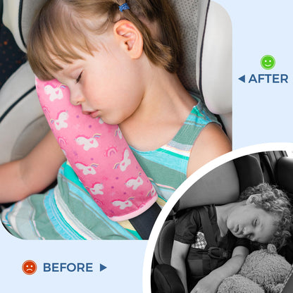 COOLBEBE Seat Belt Pillow for Kids, Extra Soft Toddler