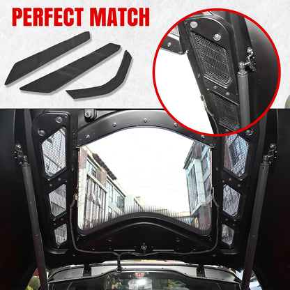 Dry Bay Vent Blocks and Rear Window Spoiler,Rear Hatch Hood Car