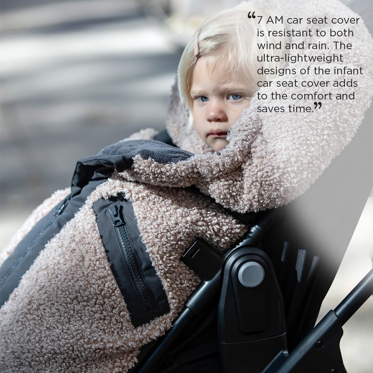 7AM Enfant Stroller Blanket 212 – Fleece Lined, 6M-4T