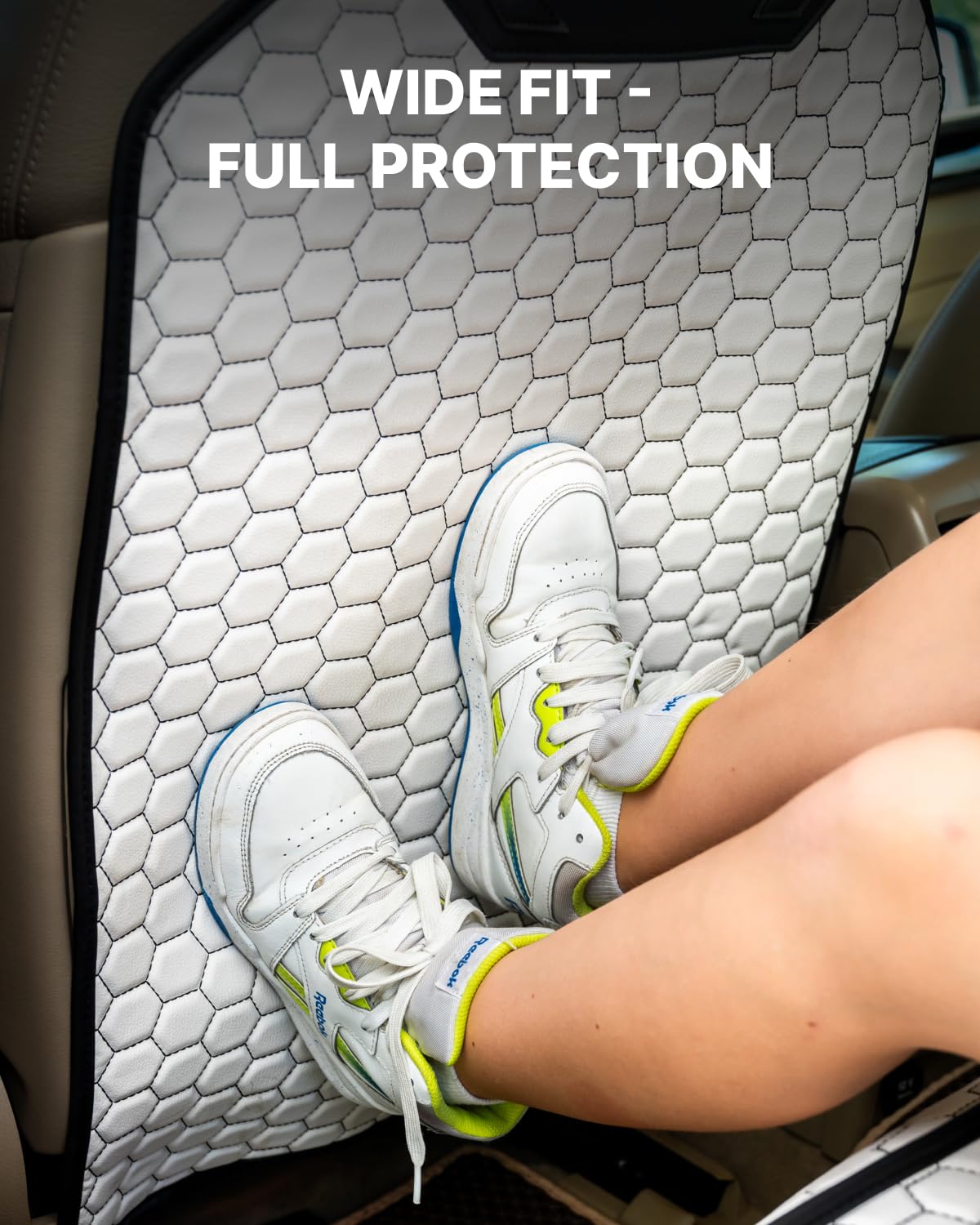 Premium Leather Car Seat Protector for Back Seat