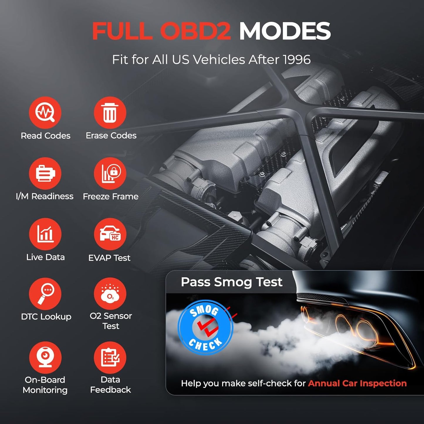 LAUNCH CRP123I V2.0 OBD2 Scanner – Engine