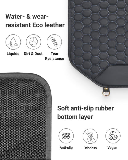 Premium Leather Car Seat Protector for Back Seat