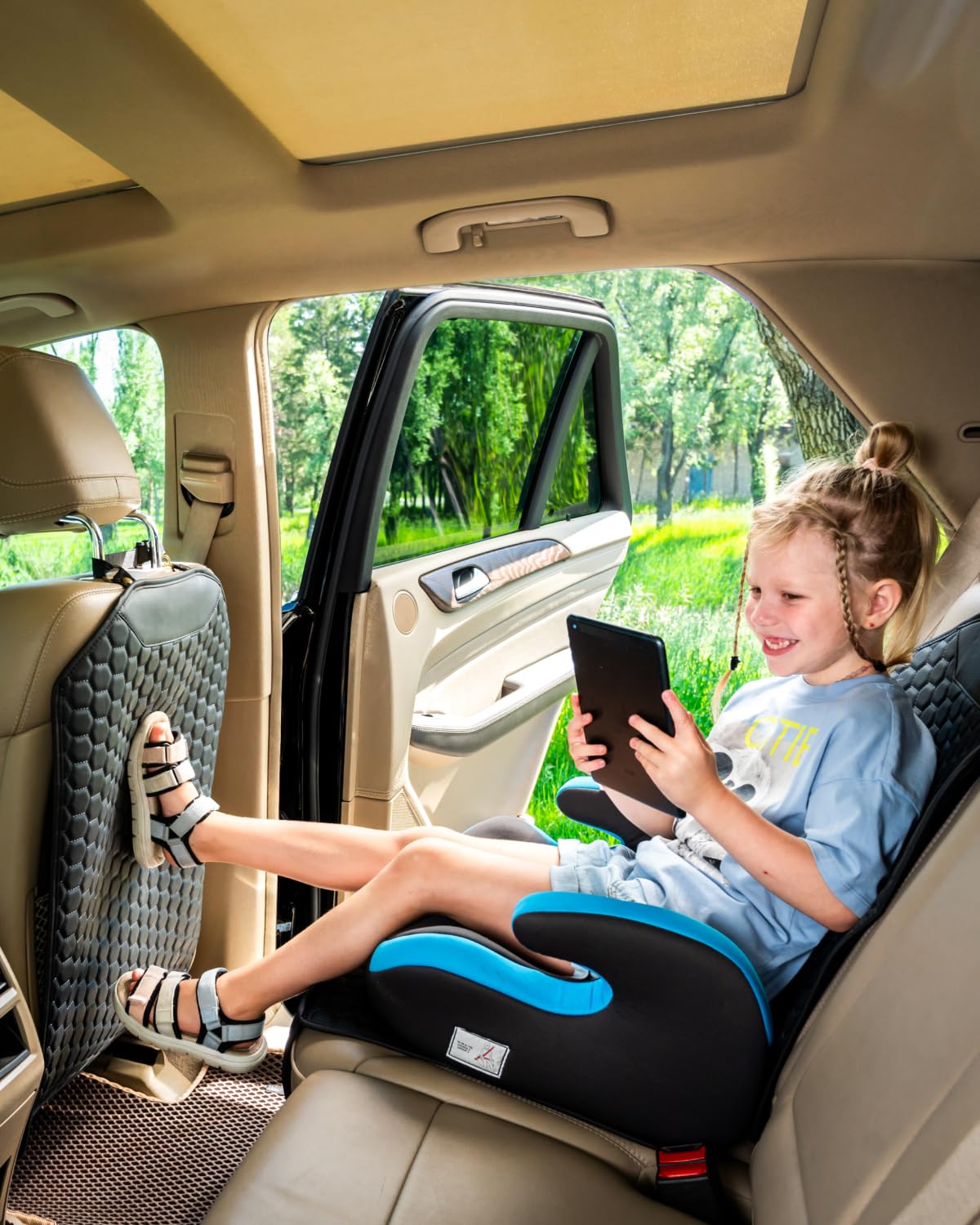 Premium Leather Car Seat Protector for Child Car Seat Cover