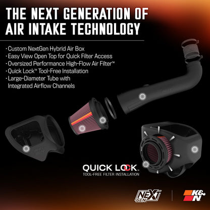 K&N Cold Air Intake – Jeep Wrangler JK 2012–2018