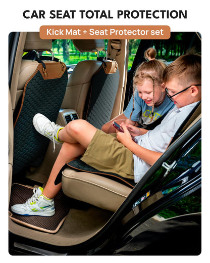 Premium Leather Car Seat Protector for Child Car Seat Cover