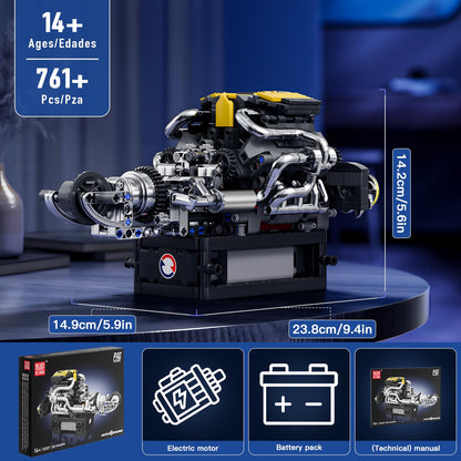 Mould King V8 Engine Model Kit – 2718PCS STEM DIY