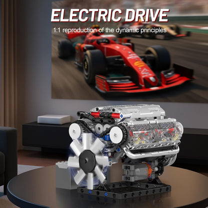 Mini V8 Engine DIY Kit – 487PCS