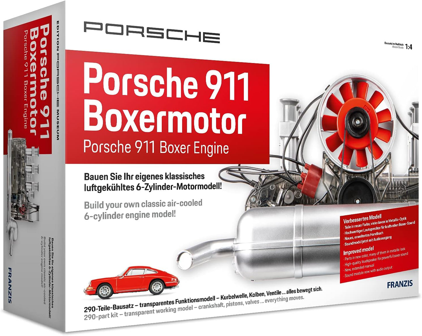 Porsche 911 Boxer Engine Model Kit - Porsche Museum Edition
