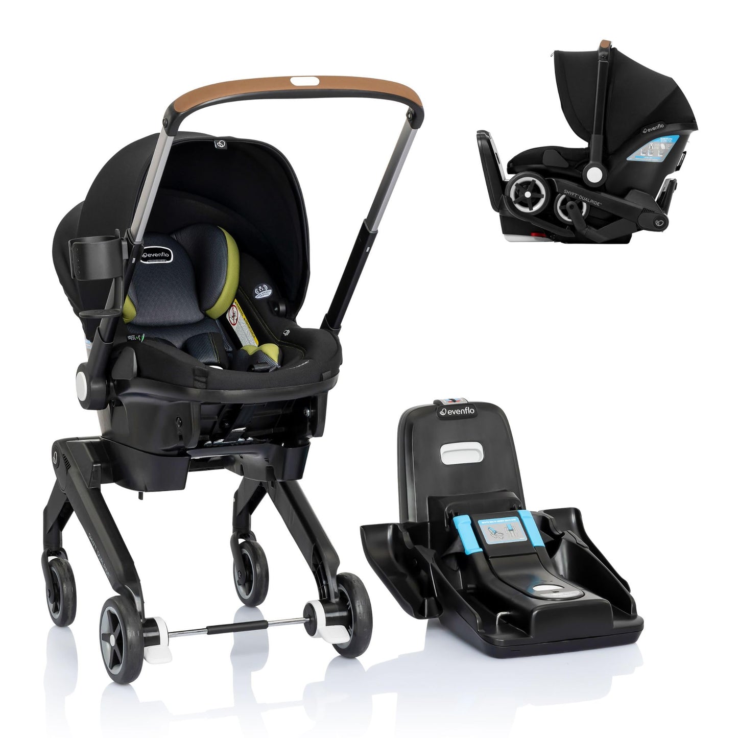 Evenflo Shyft DualRide Infant Car Seat & Stroller Combo