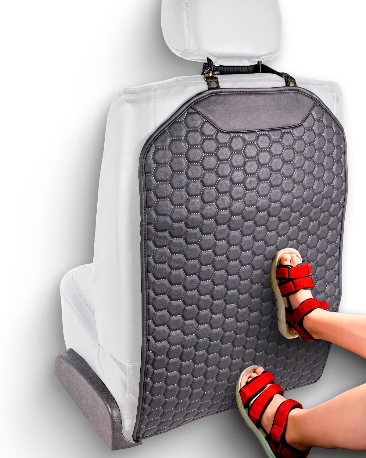 Premium Leather Car Seat Protector for Back Seat