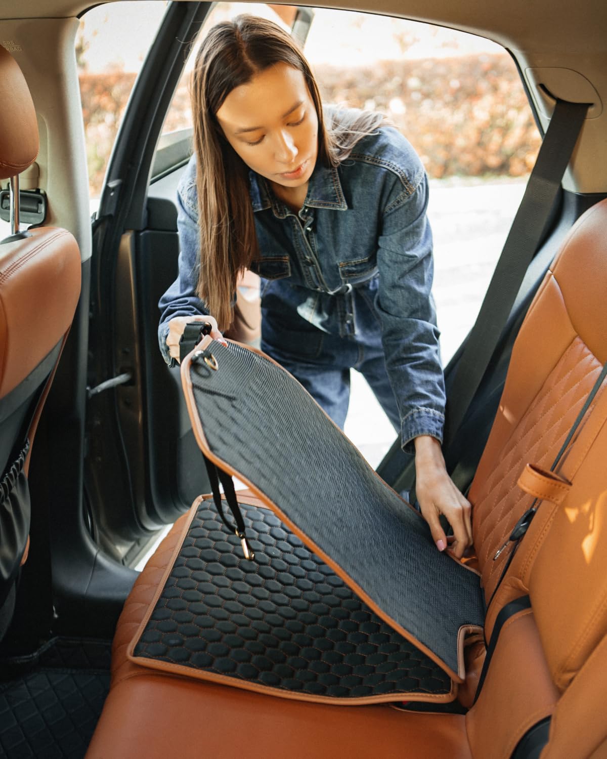 Premium Leather Car Seat Protector for Child Car Seat Cover