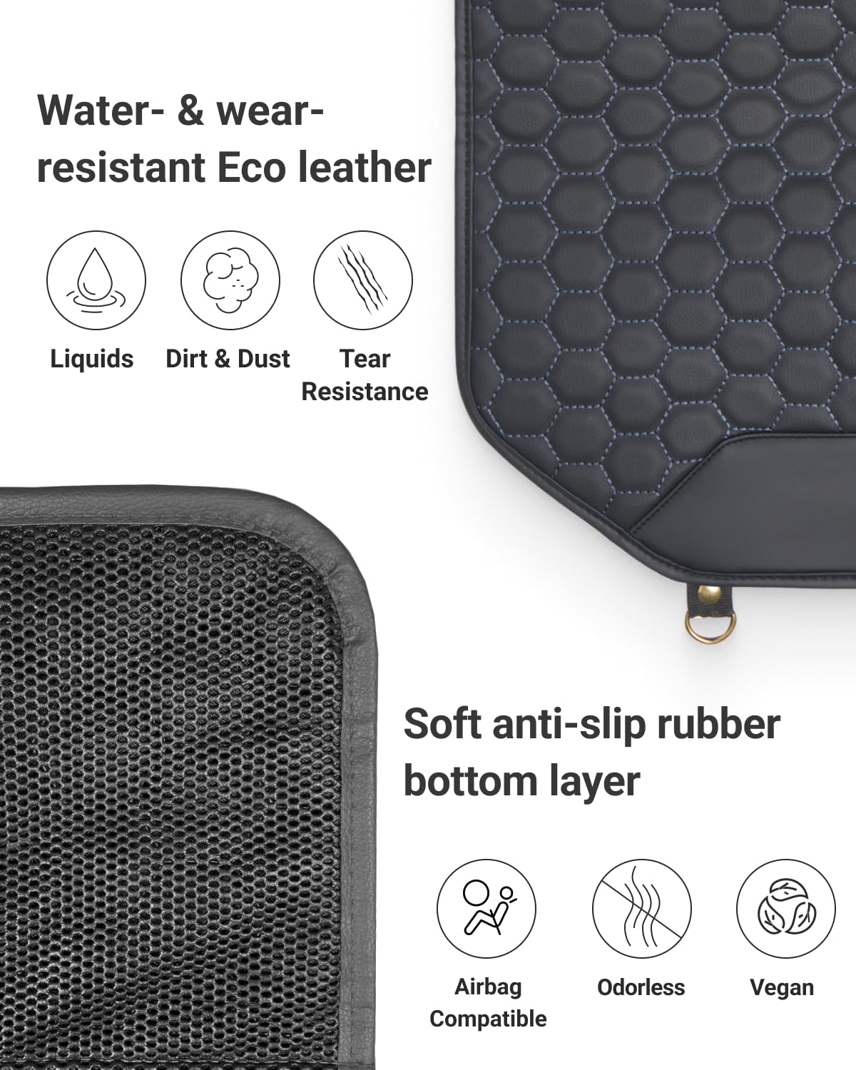 Premium Leather Car Seat Protector for Child Car Seat Cover