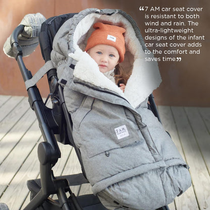 7AM Enfant Stroller Blanket 212 – Fleece Lined, 6M-4T