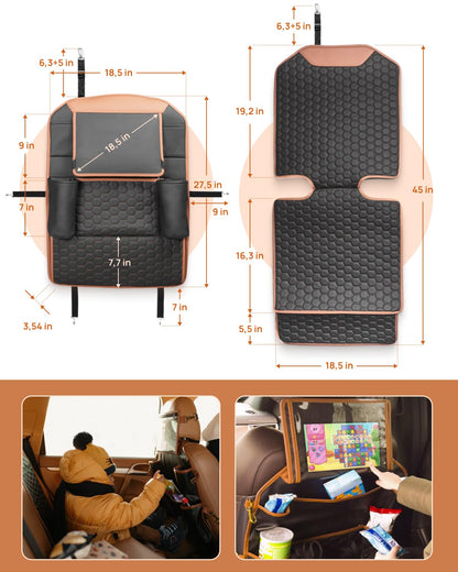 Premium Leather Car Seat Protector for Child Car Seat Cover
