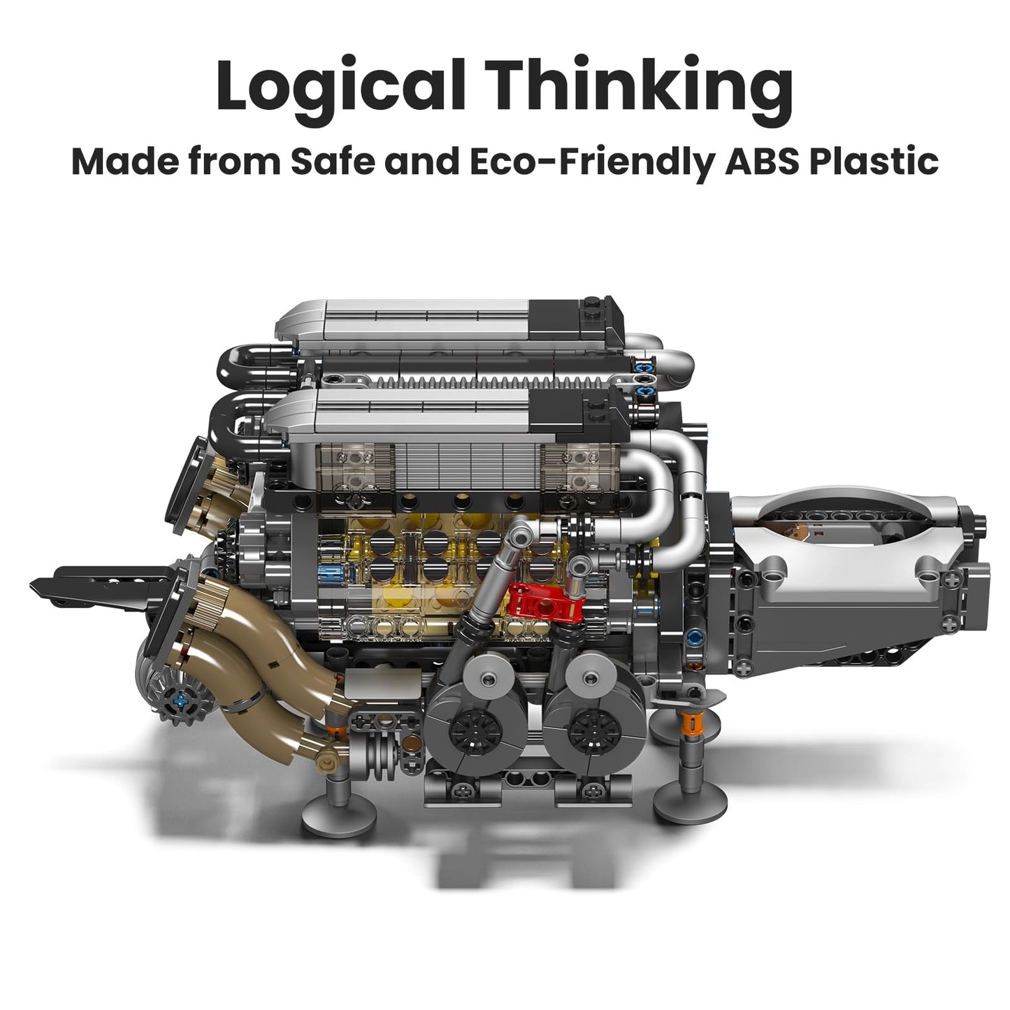 Mould King V8 Engine Model Kit – 2718PCS STEM DIY