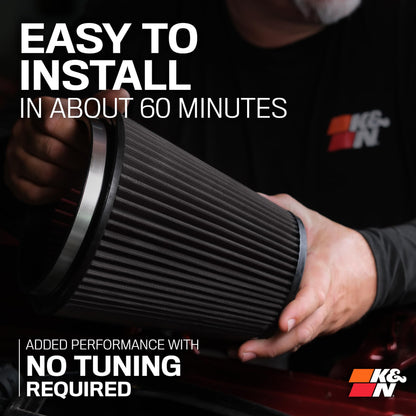 K&N Cold Air Intake – Jeep Wrangler JK 2012–2018