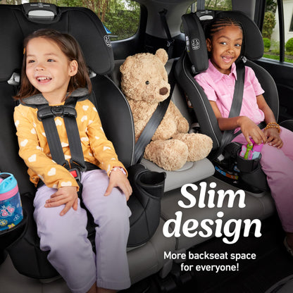Graco SlimFit  Convertible Car Seat,Ultra-Space-Saving Design