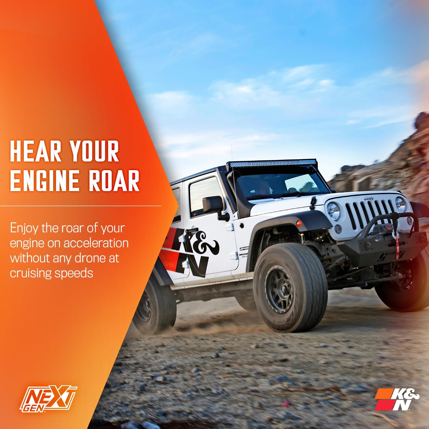 K&N Cold Air Intake – Jeep Wrangler JK 2012–2018