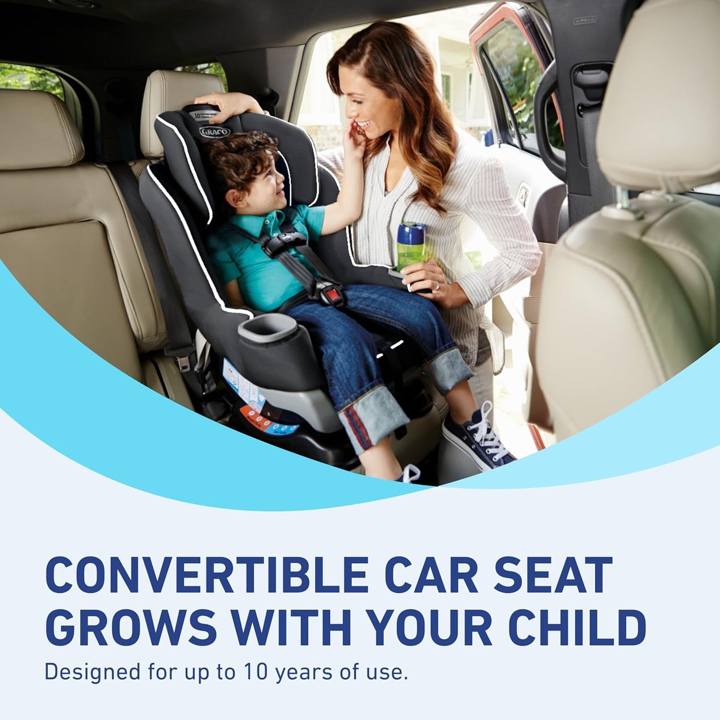 Graco Extend2Fit Convertible Baby Car Seat