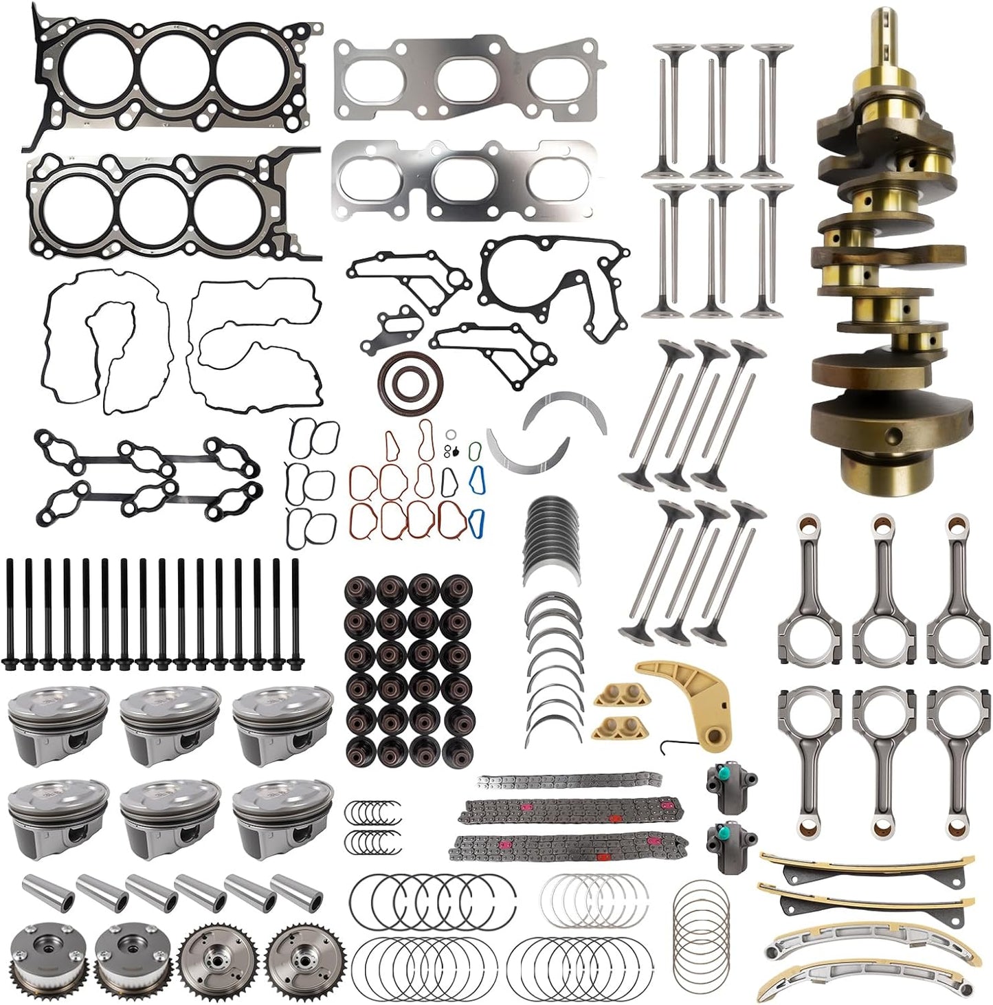 Engine Rebuild Overhaul Kit for 2011-2019 Kia Sorento