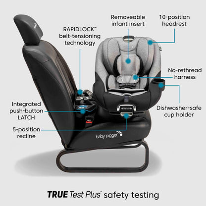 Baby Jogger City Turn Convertible & Rotating Car Seat