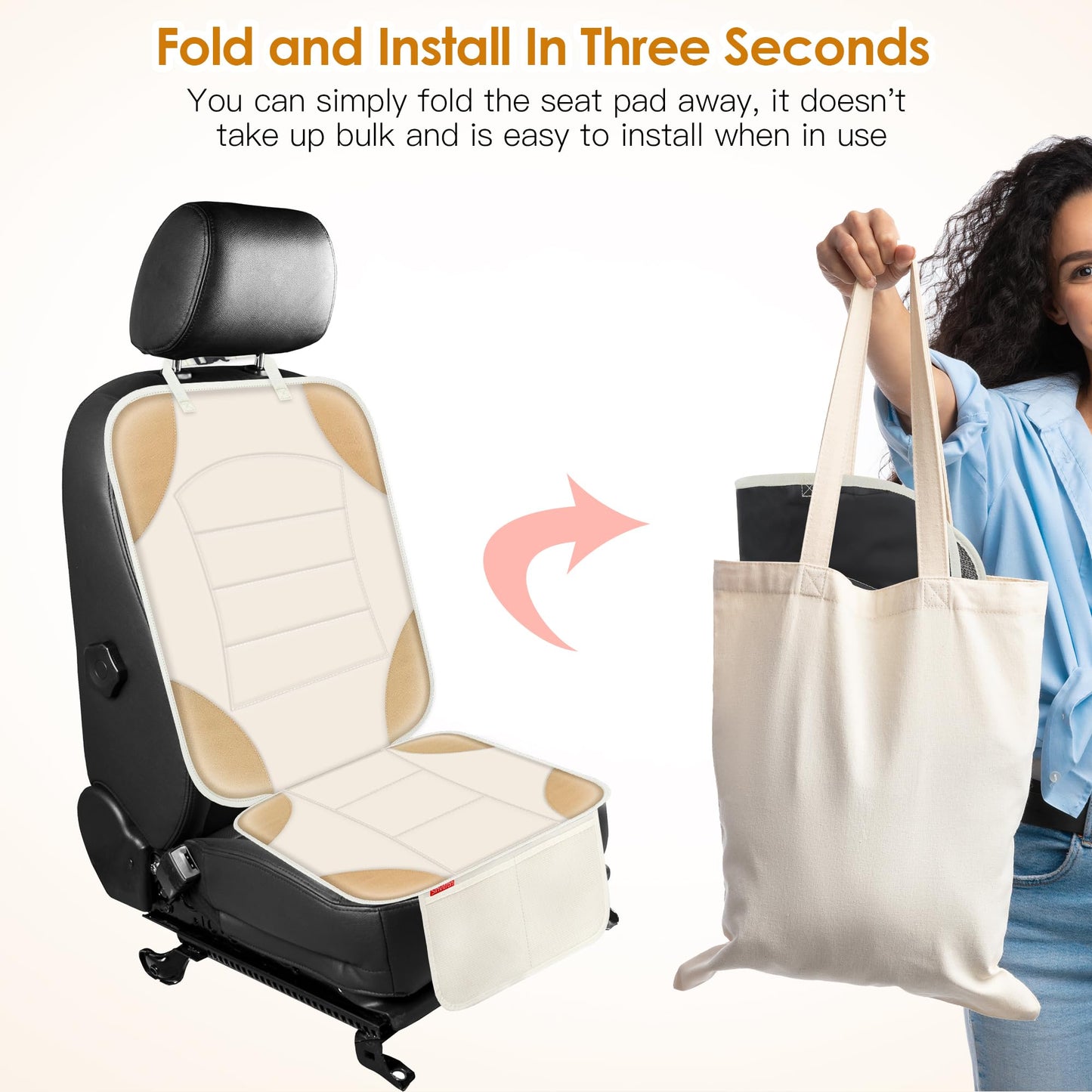 Sinvitron Car Seat Protector for Child Car Seat - Waterproof