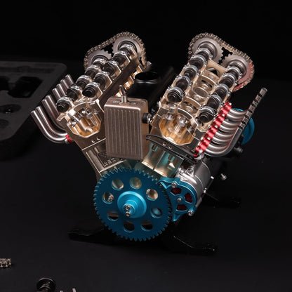 V8 Engine Model Kit – 500+PCS DIY Metal Mechanical