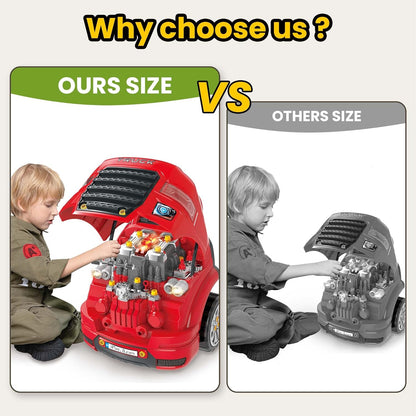 iPlay iLearn Truck Engine Toy – Kids Mechanic Kit, Ages 3–8