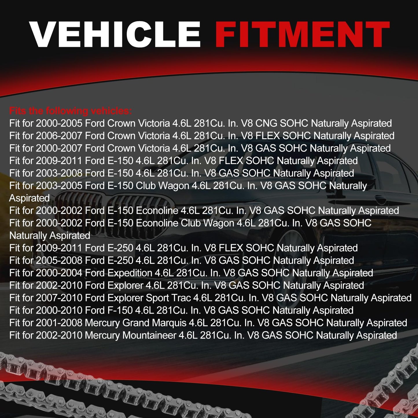 Engine Timing Chain Kit Oil Pump Water Pump Phasers