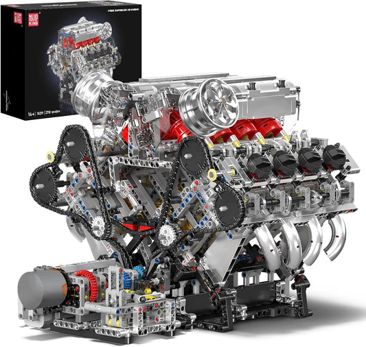 Mould King V8 Engine Model Kit – 2718PCS