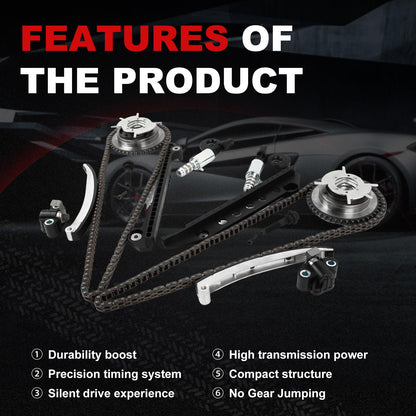 Engine Timing Chain Kit Oil Pump Water Pump Phasers